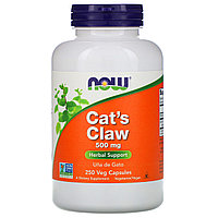 Кошачий коготь или Cat's Claw , Now Foods 500mg ,250 capsules