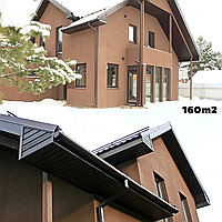 Каркасно модульный дом 160m2 из ЛСТК 16х12m