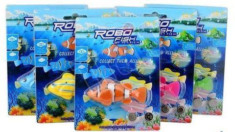 Интерактивная игрушка "Рыбка-робот" светящаяся ROBOFISH (Голубой) - фото 3 - id-p42963076