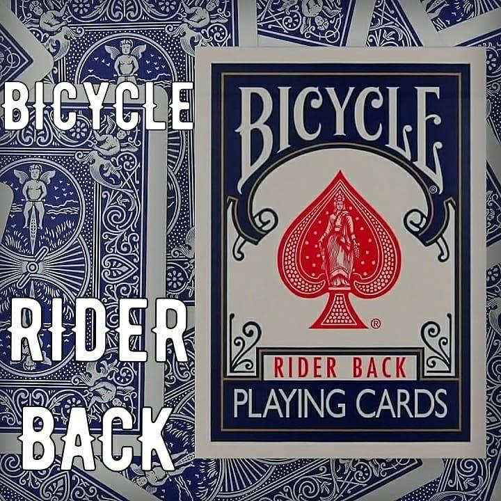 Колода карт Bicycle rider back blue