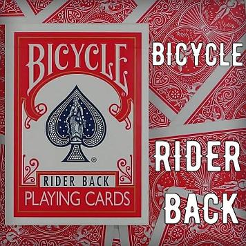 Колода Bicycle rider back red
