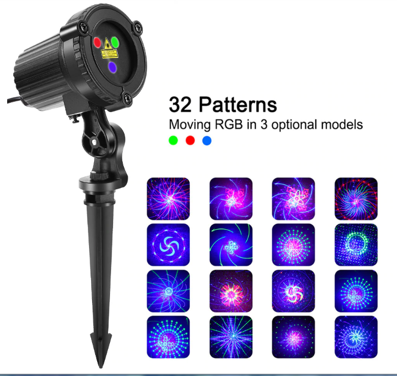 Уличный декоративный лазерный проектор Outdoor Waterproof Laser