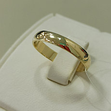Обручальное кольцо / жёлтое золото-18 размер