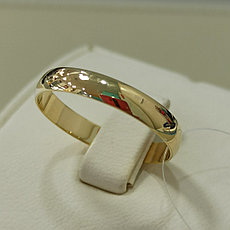 Обручальное кольцо / жёлтое золото-20 размер