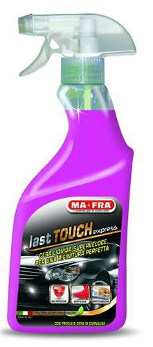 Быстродействующая жидкая полироль с воском карнауба Ma-Fra LAST TOUCH EXPRESS SPRAY (500мл)