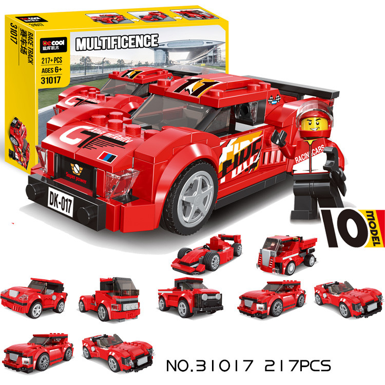 Decool 31017 Конструктор 20 в 1 "Гоночный грузовик", 217 дет. (Аналог LEGO)