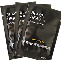 Черная маска-пленка от прыщей и черных точек - Black Head (strip pilaten)