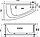 Ванна обрезанная Тритон Бэлла-правая ЭКСТРА (1400х760) в комплекте с каркасом (118450301), фото 4