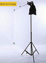 Наклонная студийная стойка - журавль для света с перекладиной, фото 3