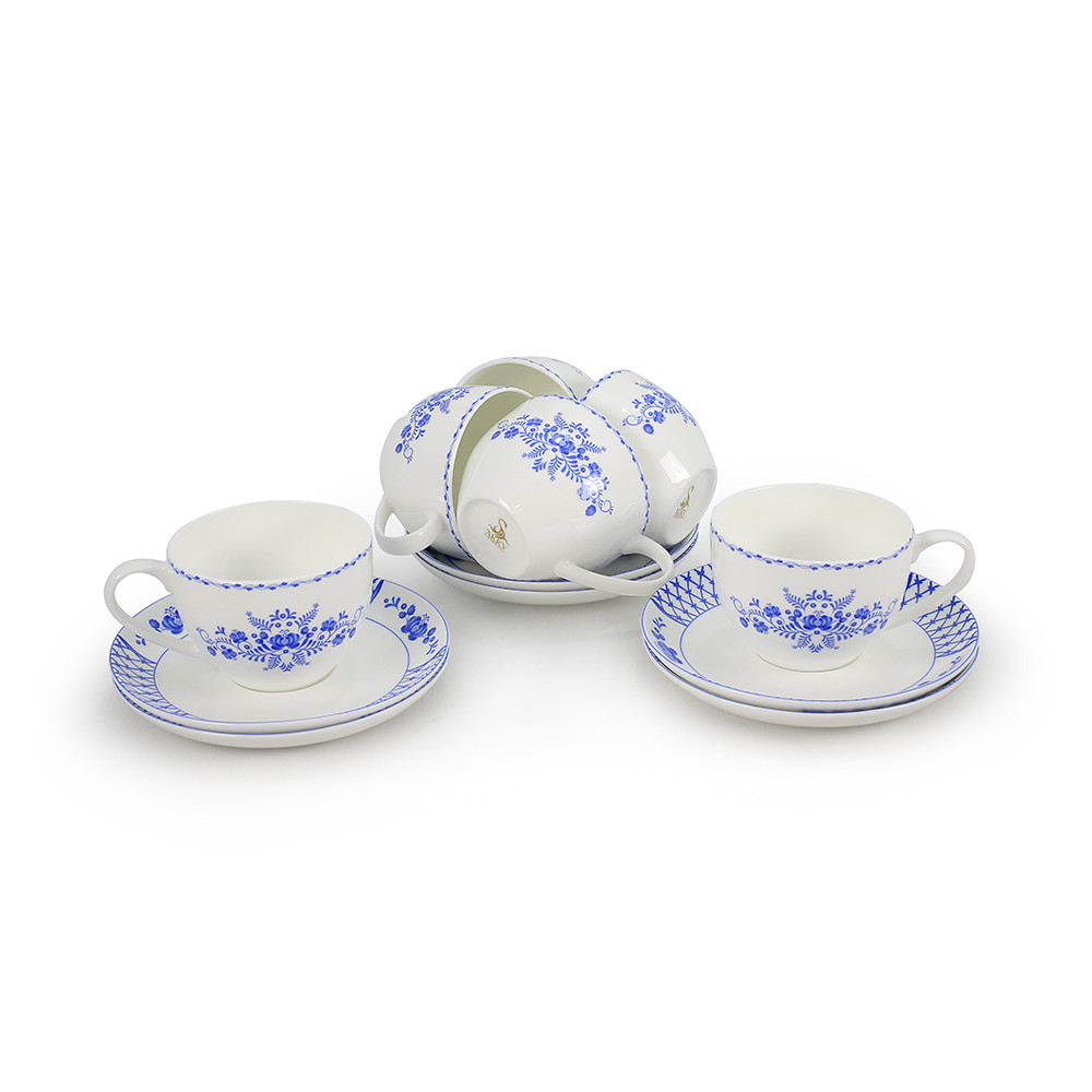 Набор чайных пар на 6 персон Любава (Акку, Казахстан), фото 1