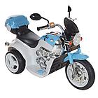 Детский электромотоцикл PITUSO MD-1188, 90х43х54 см, White-blue / Бело-Голубой