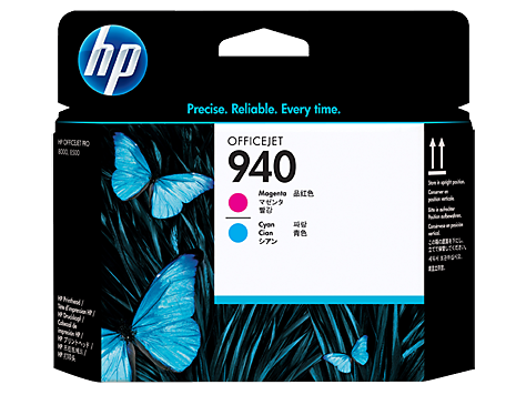 HP C4901A Печатающая головка пурпурный и синий. HP 940