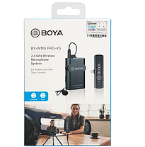 Беспроводной микрофон комплект Boya BY-WM4 PRO-K5, фото 3