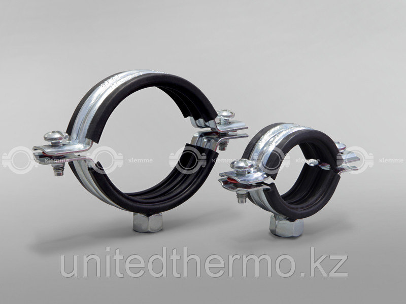 Хомут для труб с гайкой 1/2" (М8) пр-во Klemme Германия