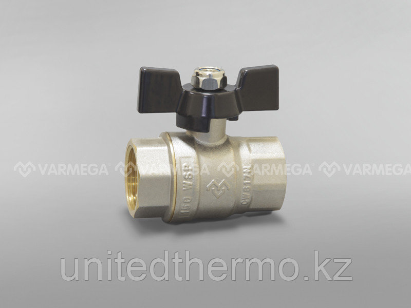 Кран шаровый 3/4" Varmega TORO вн-вн бабочка