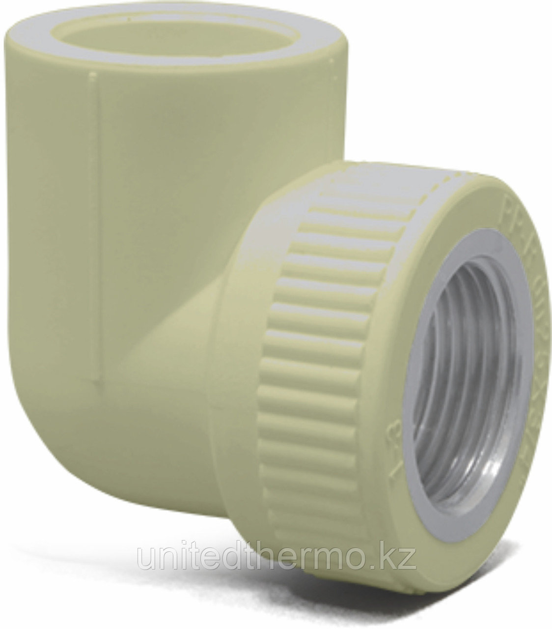 Угол 90° комбинированный ВР 20Х3/4 Fusitek (СЕРЫЙ)