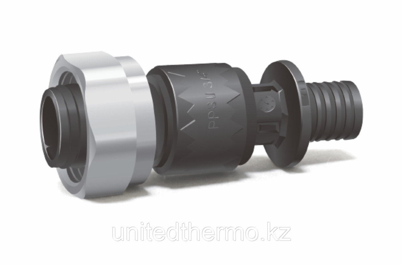 Муфта Varmega-fit d 16*3/4, с накидной гайкой и евроконусом