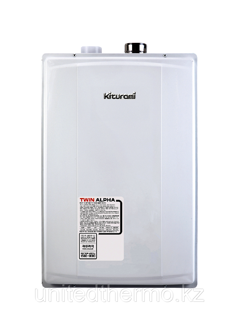 Газовые настенные котлы малой мощности KITURAMI Twin Alpha 20R в подарок дымоход