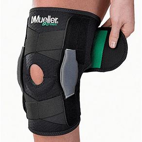 Бандаж на колено Mueller Green Adjustable Hinged Knee Brace шарнирный OneSize, фото 2