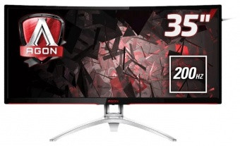 Ультра-Широкий Изогнутый Профессиональный Игоровой Монитор с частотой 200 Герц 35" AOC AG352QCX MVA