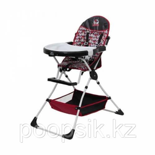 Стульчик для кормления Polini "252 Disney baby"  Модница Минни, черный
