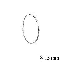 Серьги Aquamarine серебро с родием, без вставок, "насечки" 30912.5