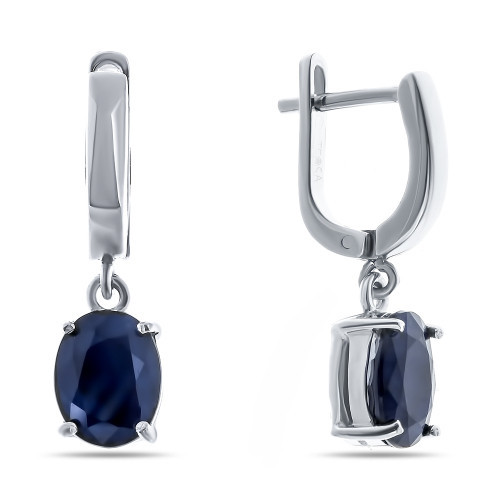 Серьги Teosa серебро с родием E-DRGR00612-SP