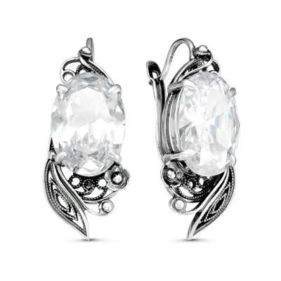 Серьги Красная Пресня , фианит, ажурное 3389948