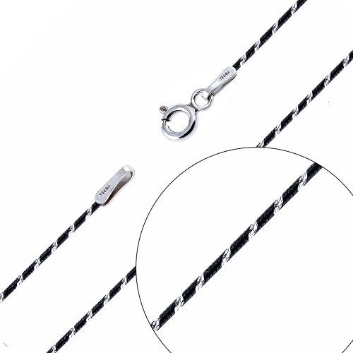 Цепь Teosa , без вставок, снейк с насечками GRQ 8L I011/S 2CND-025-40