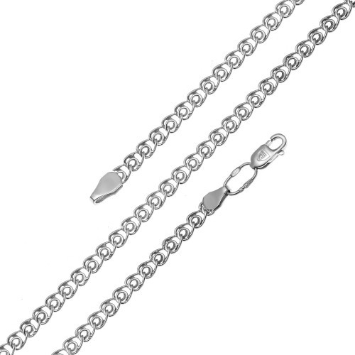 Серебряная цепь Бронницкий ювелир 81040480140 81040480140