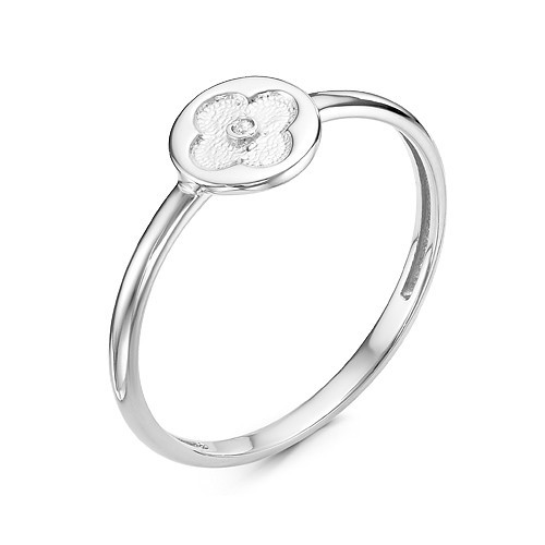 Кольцо из серебра с бриллиантом Teosa 1000-0099-DN-r