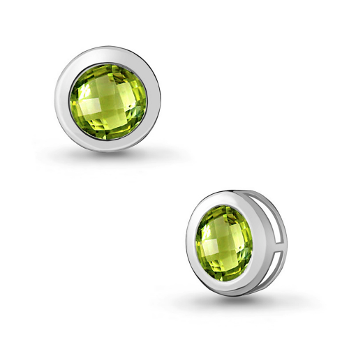 Подвеска из серебра с фианитом Aquamarine 23512П