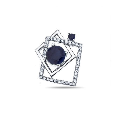 Серебряная подвеска с сапфиром Teosa P-DRSP00836-SP