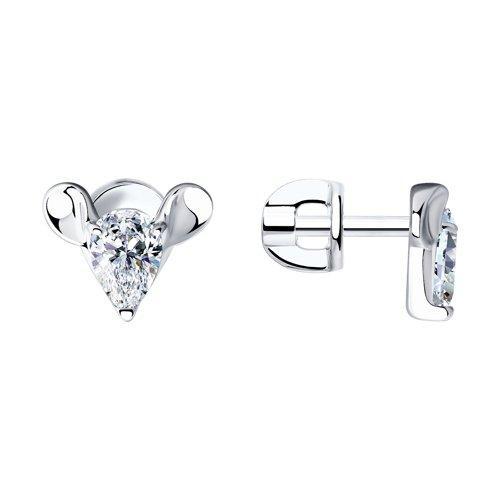 Серьги из серебра SOKOLOV 94023881