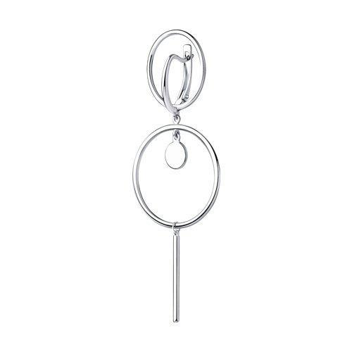Серьга из серебра SOKOLOV 94170085