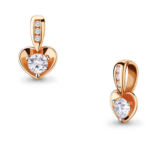 Серебряная подвеска с фианитом swarovski Aquamarine 23636А.6
