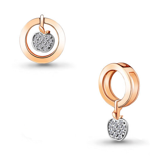 Подвеска из серебра с фианитом Aquamarine 24251А.6