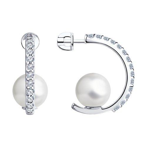 Серьги из серебра SOKOLOV 94023797
