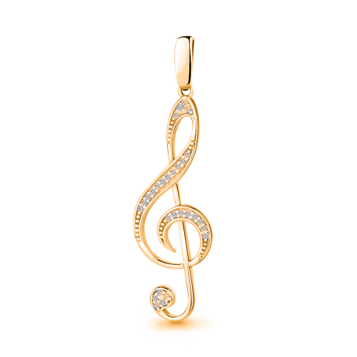 Серебряная подвеска с фианитом Aquamarine 24202А.6