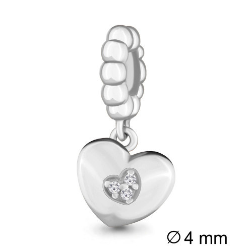 Серебряная подвеска с фианитом Aquamarine 24043А.5