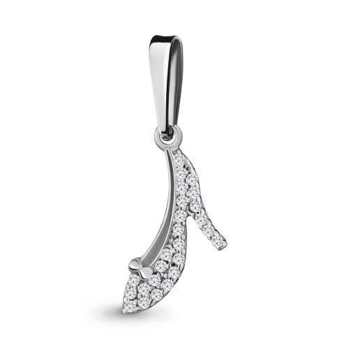 Подвеска из серебра с фианитом Aquamarine 21127А.5