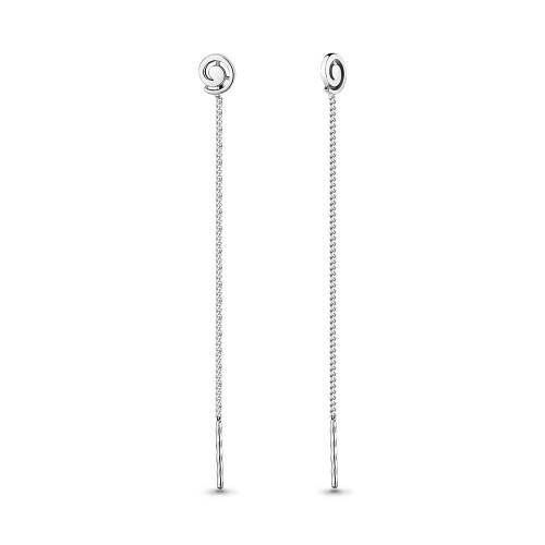 Серебряные серьги Aquamarine 33528.5