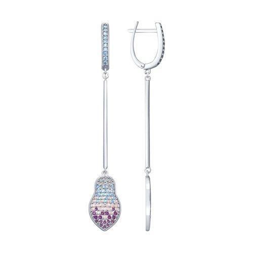 Серьги из серебра SOKOLOV 94023090