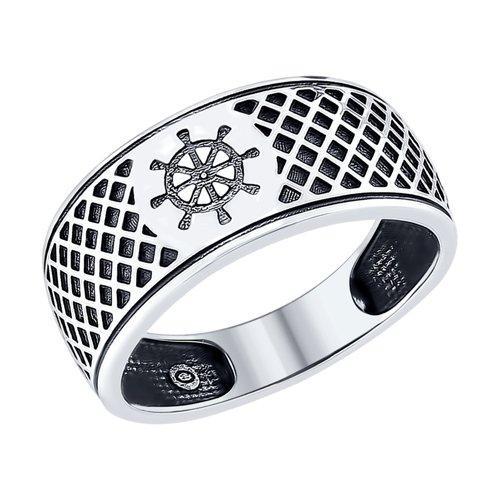 Кольцо из чернёного серебра SOKOLOV 95010094