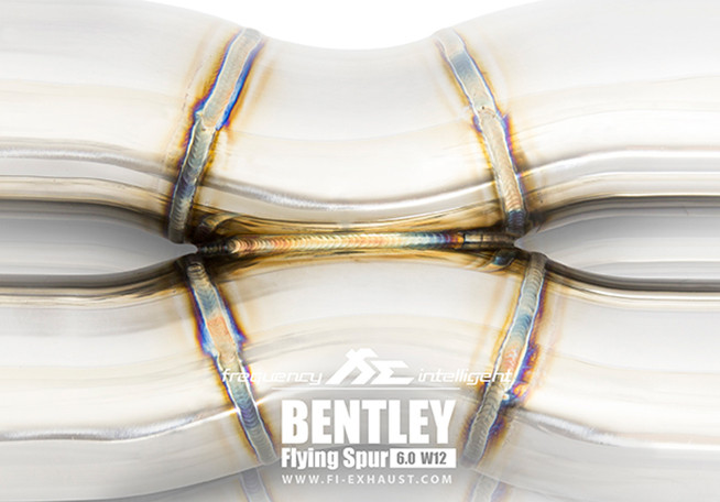 Выхлопная система Fi Exhaust на Bentley Flying Spur 6.0 - фото 4 - id-p8596359