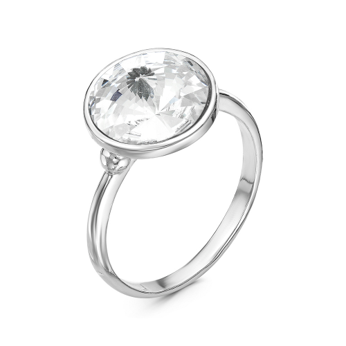 Серебряное кольцо с стеклом Красная Пресня 23610710Д размеры - 17,5