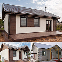 Каркасно модульный дом 61m2