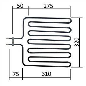 ТЭН для печи Harvia 2500W/230V 314-ZSL, фото 2