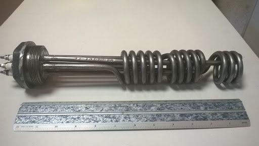 ТЭН для котла ZOTA на фланце G2 1/2, (75мм) 12000 Вт из нержавеющей стали, фото 1