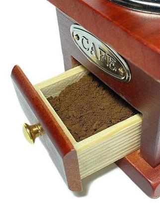 Кофемолка механическая деревянная Coffee Grinder MLYNEK DO KAWY (Big Bean), фото 2